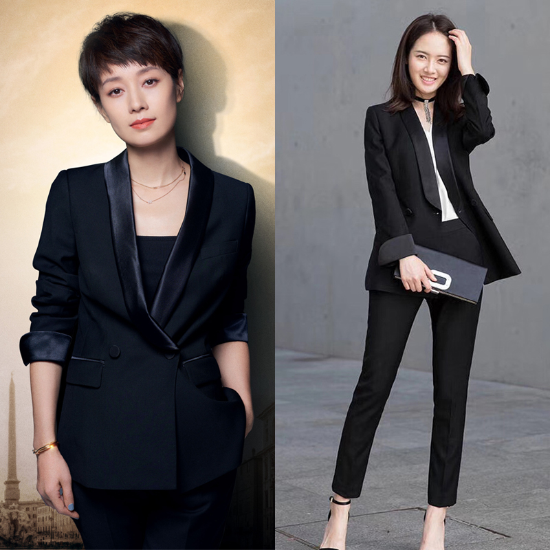 明星同款休闲西小装职业套装女2019新款韩版英伦风西服修身两件套|ruв категории Женская одежда, костюм - от Buy2taobao.com для оказания профессиональной услуги покупки агента Taobao