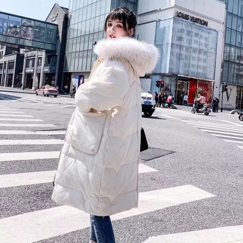 2019新款加厚羽绒服女中长款过膝时尚韩版超大毛领大码外套潮|ruв категории Женская одежда, куртка - от Buy2taobao.com для оказания профессиональной услуги покупки агента Taobao