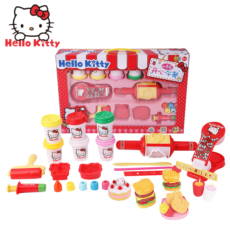 HelloKitty小麦泥开心午餐套装过家家手工彩泥粘土橡皮泥玩具|msdalam kategori Toy/bayi/teka-teki/blok bangunan/model, Choi lumpur/Clay/tanah liat Fimo, Choi lumpur/plastisin - dari Buy2taobao.com untuk memberikan perkhidmatan ejen Taobao profesional membeli