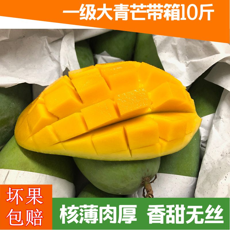 越南青玉芒果新鲜带箱10斤 当季水果大金煌新特大青芒甜心芒包邮在类目 水产肉类/新鲜蔬果/熟食, 新鲜水果, 芒果中 - 来自Buy2taobao.com提供专业的淘宝代购服务