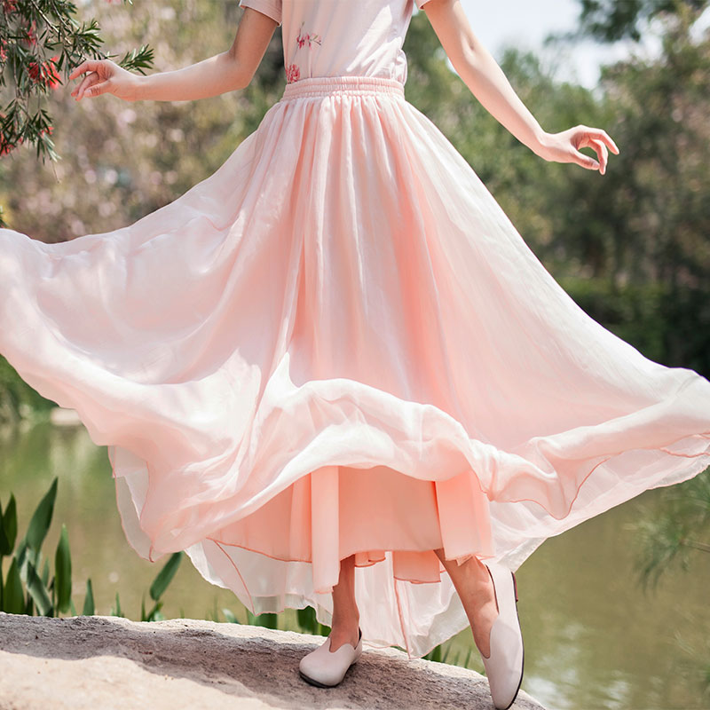 summer literature Versatile fairy Chiffon three layers Pendulum skirt have more cash than can be accounted forin the Women's clothing/Boutique , Skirts category - from Buy2taobao.com to provide professional Taobao agent buy service