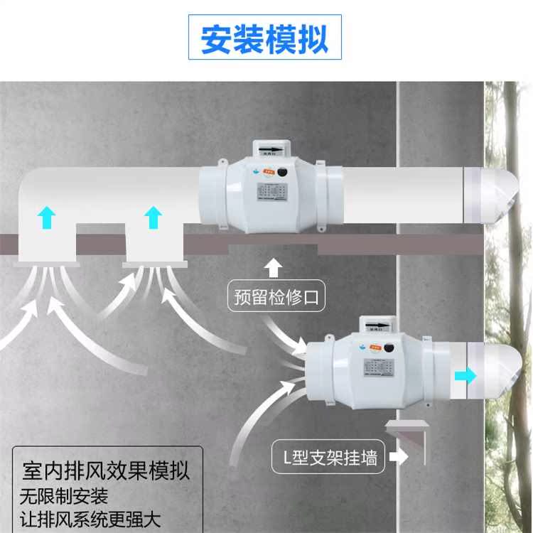 6 inch pressure boost The Conduit Pumping Fan 150/160mm hotel Exhaust air Ventilator Strength Mutein the Electrical life , Other home appliances , Ventilator/Fan category - from Buy2taobao.com to provide professional Taobao agent buy service