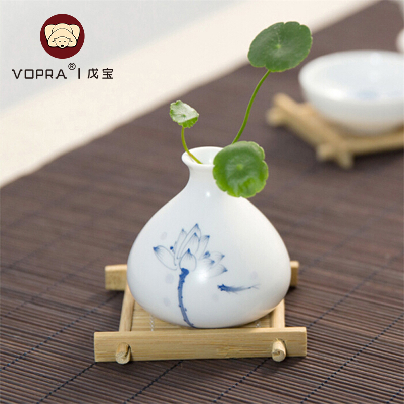 古锦陶瓷迷你手绘陶瓷花瓶 功夫茶道茶具配件家居时尚摆件小花瓶|msdalam kategori pinggan mangkuk, set teh, Majlis teh/dengan sifar - dari Buy2taobao.com untuk memberikan perkhidmatan ejen Taobao profesional membeli