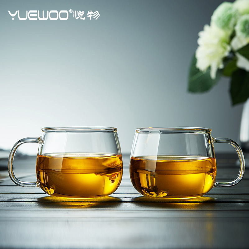 悦物手工耐热玻璃茶具玻璃茶杯耐高温玻璃杯防爆凉水杯凉杯杯子|msdalam kategori pinggan mangkuk, set teh, Cup - dari Buy2taobao.com untuk memberikan perkhidmatan ejen Taobao profesional membeli
