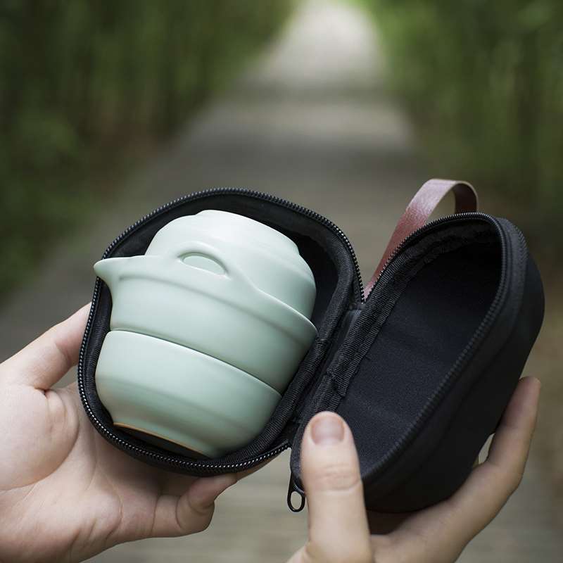 日式快客杯一壶二杯三杯陶瓷便携旅行茶具套装泡茶壶茶杯礼品定制在类目 餐饮具, 茶具, 功夫茶具中 - 来自Buy2taobao.com提供专业的淘宝代购服务