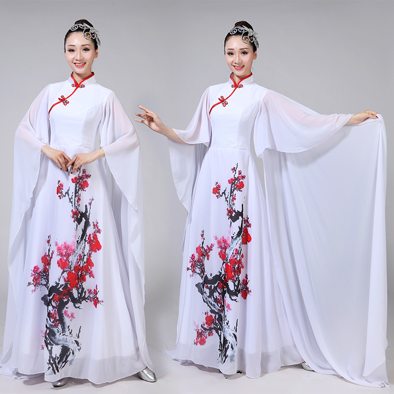 new pattern Plum blossom stage Chinese style ancient costume classical Guzheng costume Elegant adult modern dance clothingin the Women's clothing/Boutique , Costume/National costume/Stage costumes , National costume/Costumes category - from Buy2taobao.com to provide professional Taobao agent buy service