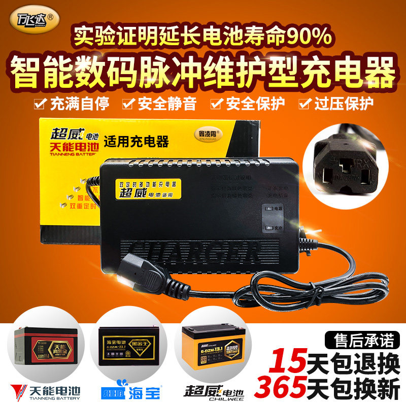 电动车电瓶充电器48V12AH20AH60V64V72V36V80V96新日爱玛雅迪超威