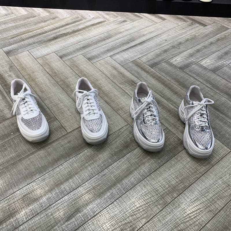 Europe station Shoes 2019 summer new pattern European goods Net surface ventilation Rhinestone Frenum The thickness of the bottom leisure time gym shoes Single shoesin the Women's Shoes, Low shoes category - from Buy2taobao.com to provide professional Taobao agent buy service