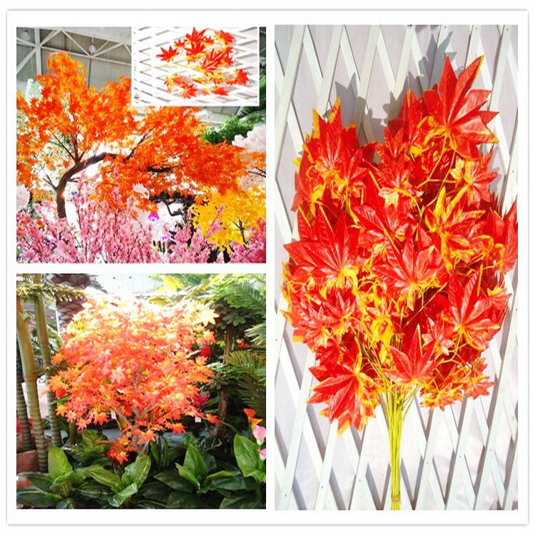 仿真紅楓葉裝飾樹枝綠植園藝花卉 裝飾串藤花藤水果藤花草植物在類目 鮮花速遞/花卉仿真/綠植園藝, 仿真花/綠植/蔬果成品(新), 仿真綠植中 - 來自Buy2taobao.com提供專業的淘寶代購服務