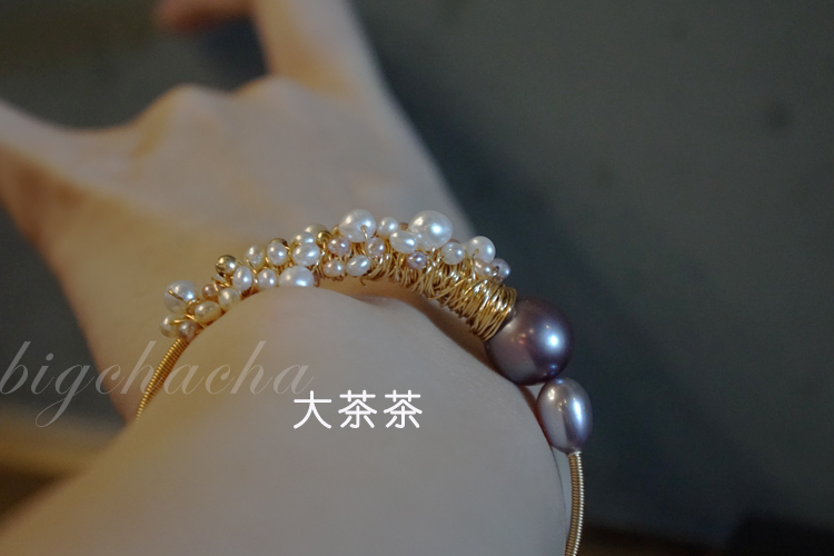 珠光温柔..而你太美。巴洛克海水珍珠弹力手镯。|ruв категории Украшения,ювелирные изделия, браслет - от Buy2taobao.com для оказания профессиональной услуги покупки агента Taobao