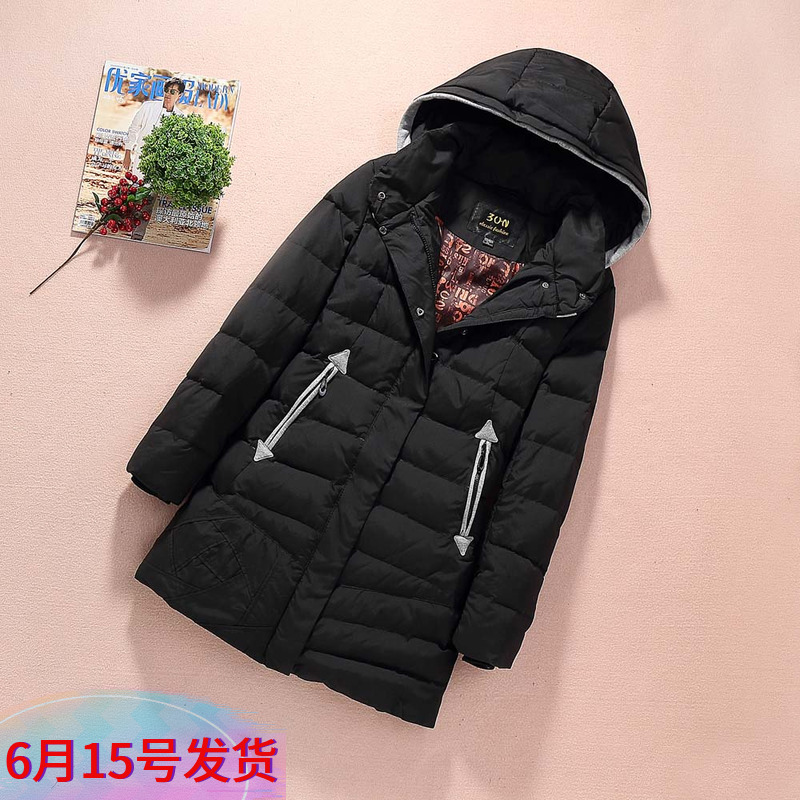 羽绒服女中长款韩版显瘦女装 新款女式羽绒服半成品九成品F018在类目 女装/女士精品, 羽绒服中 - 来自Buy2taobao.com提供专业的淘宝代购服务