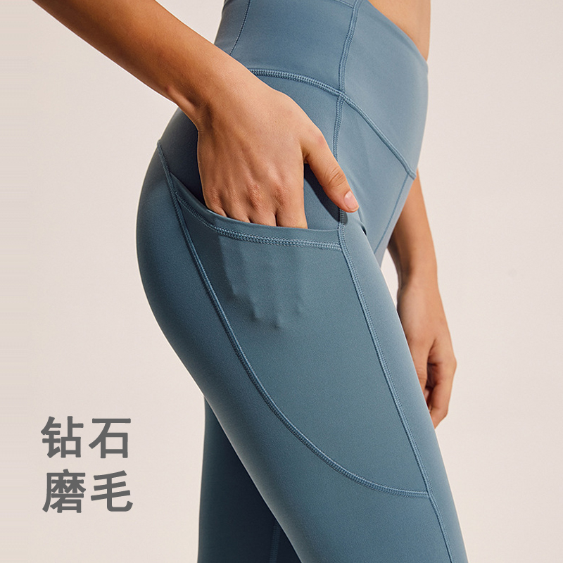 原厂lulu瑜伽裤女薄款裸感弹力高腰拼接口袋运动服跑步速干七分裤|ruв категории движение/йога/фитнес/фанаты товаров, йога, йога одежды, прекрасный/шорты - от Buy2taobao.com для оказания профессиональной услуги покупки агента Taobao