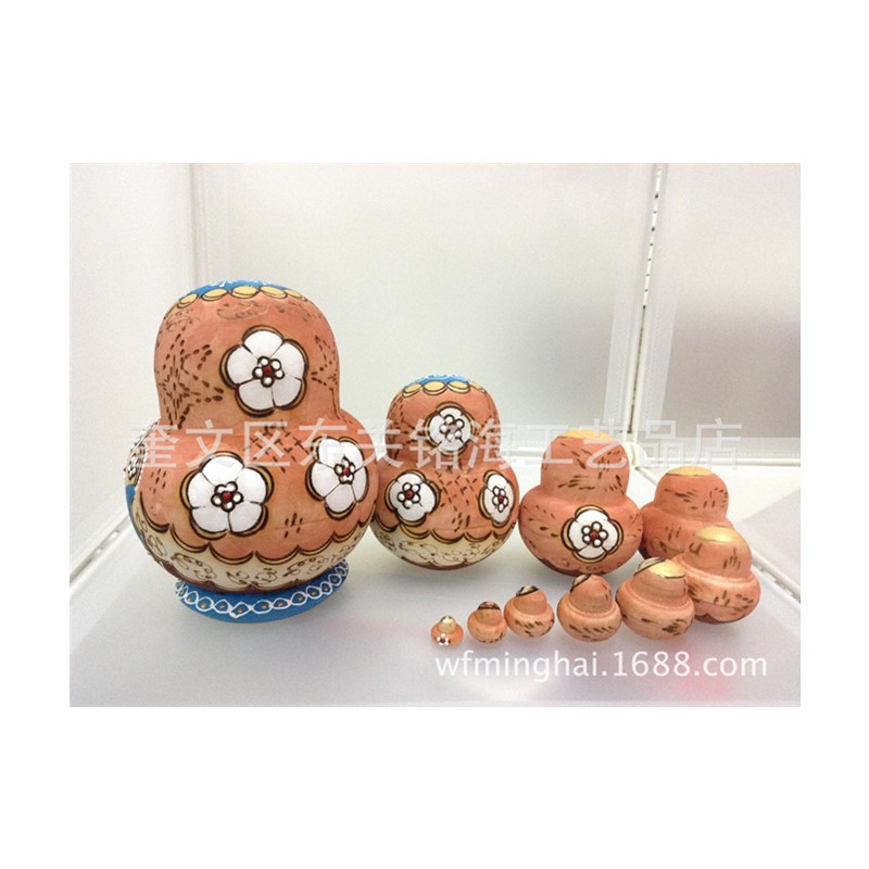 供应 精品七层 十层套娃 精美俄罗斯套娃 工艺品家居摆饰品|ruв категории Ручная работа, зарубежных ремесла, Nordic спецификой - от Buy2taobao.com для оказания профессиональной услуги покупки агента Taobao