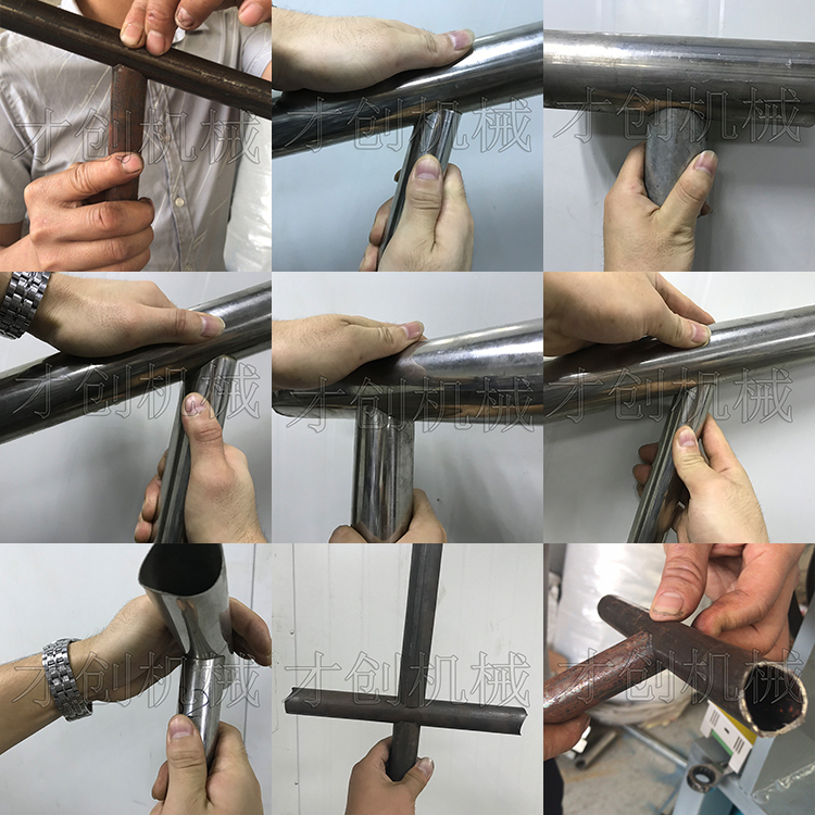 楼梯扶手冲弧机 厂家直销 不锈钢圆管坡口机 铁管冲孔机 切角机|ruв категории оборудование/инструменты, гидравлический/подъемный механизм, гидравлический инструмент, гидравлическая штамповка машина/взвод машина резки - от Buy2taobao.com для оказания профессиональной услуги покупки агента Taobao