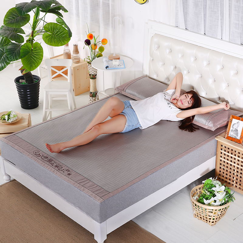 Summer mat Borneol Three-piece Suite 1.8m Foldable Two-sided Rattan seats 1.5 air conditioner Grass matsin the Bedclothes , Mat/Mats/Rattan seats/Straw mat/Leather seats category - from Buy2taobao.com to provide professional Taobao agent buy service