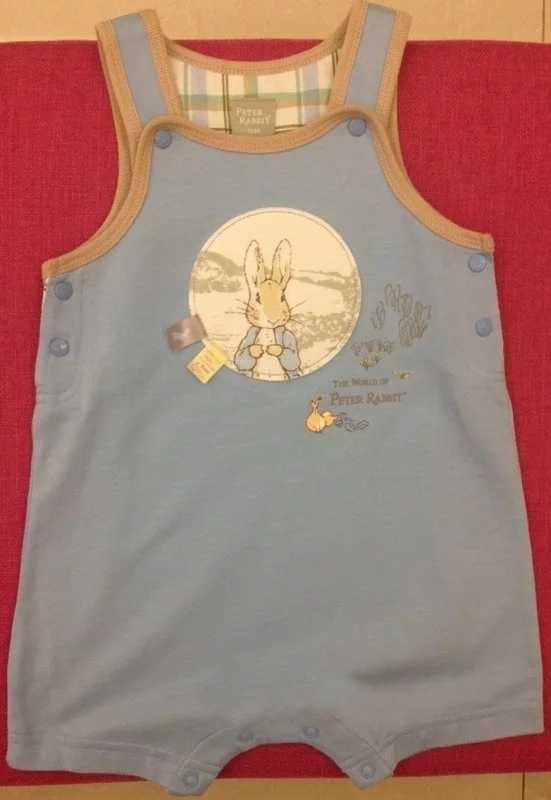 奇哥Peter Rabbit 比得兔彼得兔單印背心兔裝/吊帶褲 (藍/粉)包邮|ruв категории Детская одежда, жилет подтяжки - от Buy2taobao.com для оказания профессиональной услуги покупки агента Taobao