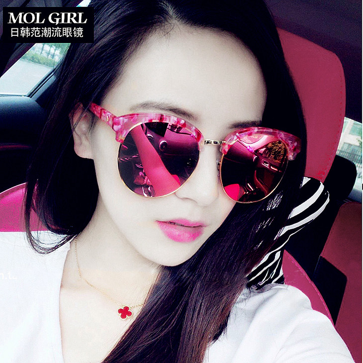 MOLGIRL韩国流行板材偏光太阳镜女大框圆脸墨镜开车墨镜潮眼镜在类目 ZIPPO/瑞士军刀/眼镜, 太阳眼镜中 - 来自Buy2taobao.com提供专业的淘宝代购服务
