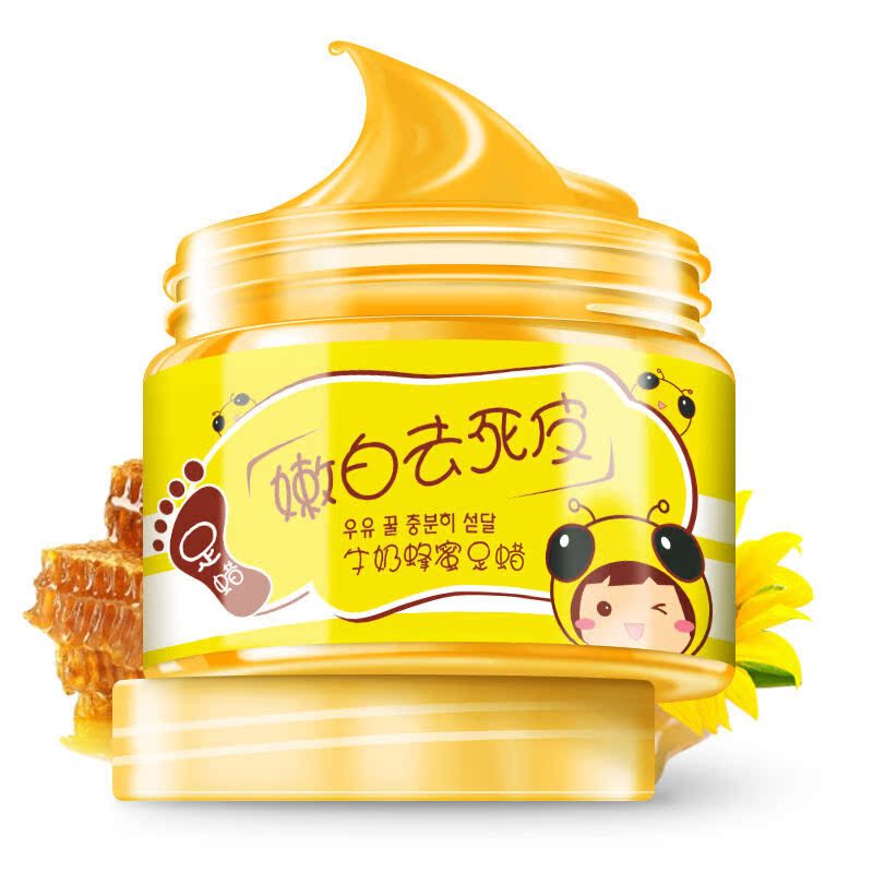 蜂蜜牛奶美足嫩肤膜 脚部去死皮角质老茧足膜 柔嫩滋养脚膜在类目 美容护肤/美体/精油, 足部护理, 足膜中 - 来自Buy2taobao.com提供专业的淘宝代购服务