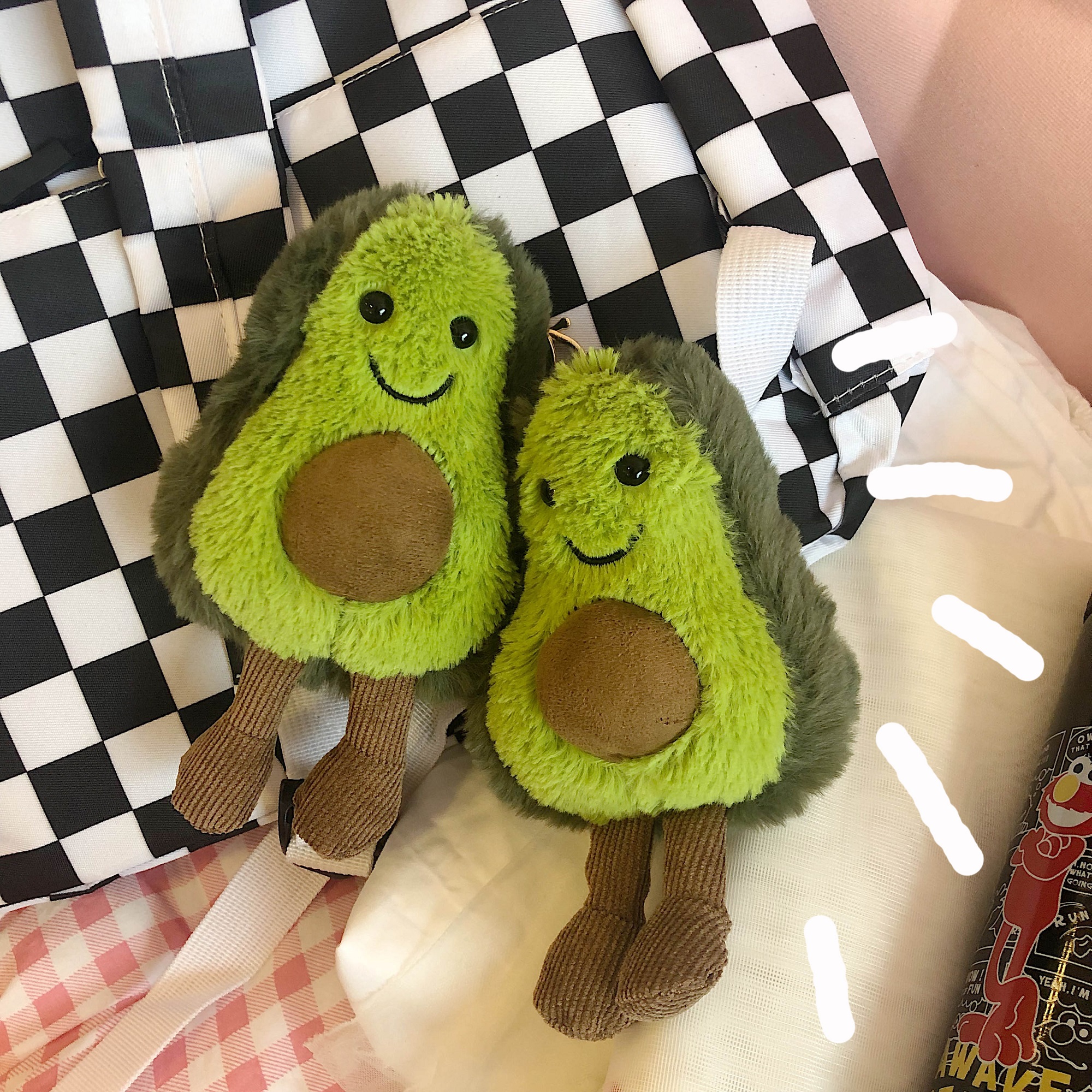 网红牛油果钥匙扣ins可爱少女心挂件创意个性毛绒包包汽车挂饰女|ruв категории Аксессуары, сумки и обувь/аксессуары для ремня, пакет аксессуаров, брелок - от Buy2taobao.com для оказания профессиональной услуги покупки агента Taobao