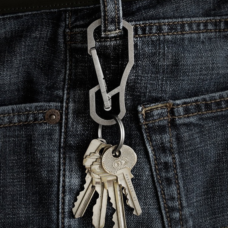 Handgrey Bauhaus Hanging buckle Titanium Key buckle Car outdoor Use Quickdraw U.S.A Importedin the Festive supplies/Gift , Gift ideas , Keychain category - from Buy2taobao.com to provide professional Taobao agent buy service