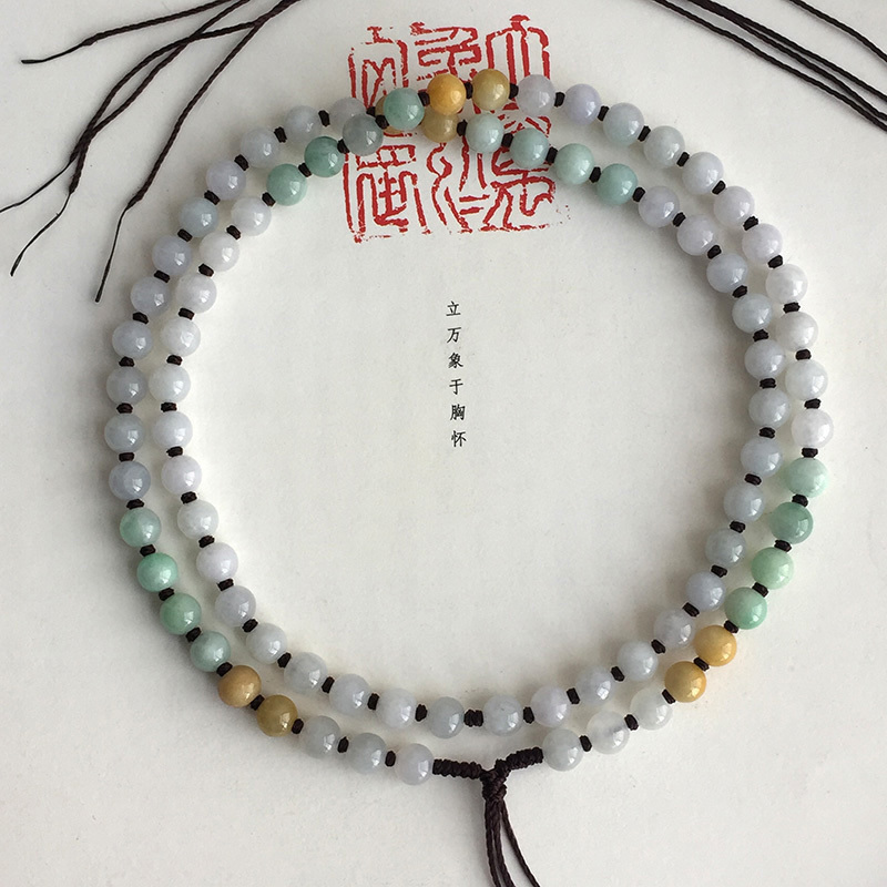 缅甸翡翠A货男女吊坠挂绳珠链玉绳高档配绳圆珠米珠链无烂珠6mm在类目 饰品/流行首饰/时尚饰品新, DIY配件, 绳中 - 来自Buy2taobao.com提供专业的淘宝代购服务
