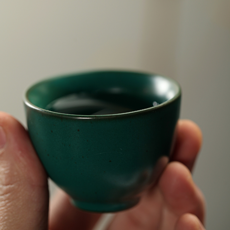 茗添日式功夫茶具家用主人杯陶瓷复古黑白茶杯粗陶个人杯品茗杯子在类目 餐饮具, 茶具, 茶杯中 - 来自Buy2taobao.com提供专业的淘宝代购服务