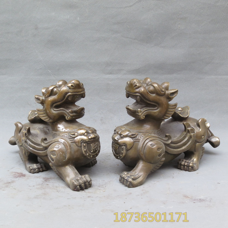 風水銅貔貅 純銅貔貅壹對 財富貔貅銅器銅雕工藝品擺件在類目 家居飾品, 擺件中 - 來自Buy2taobao.com提供專業的淘寶代購服務