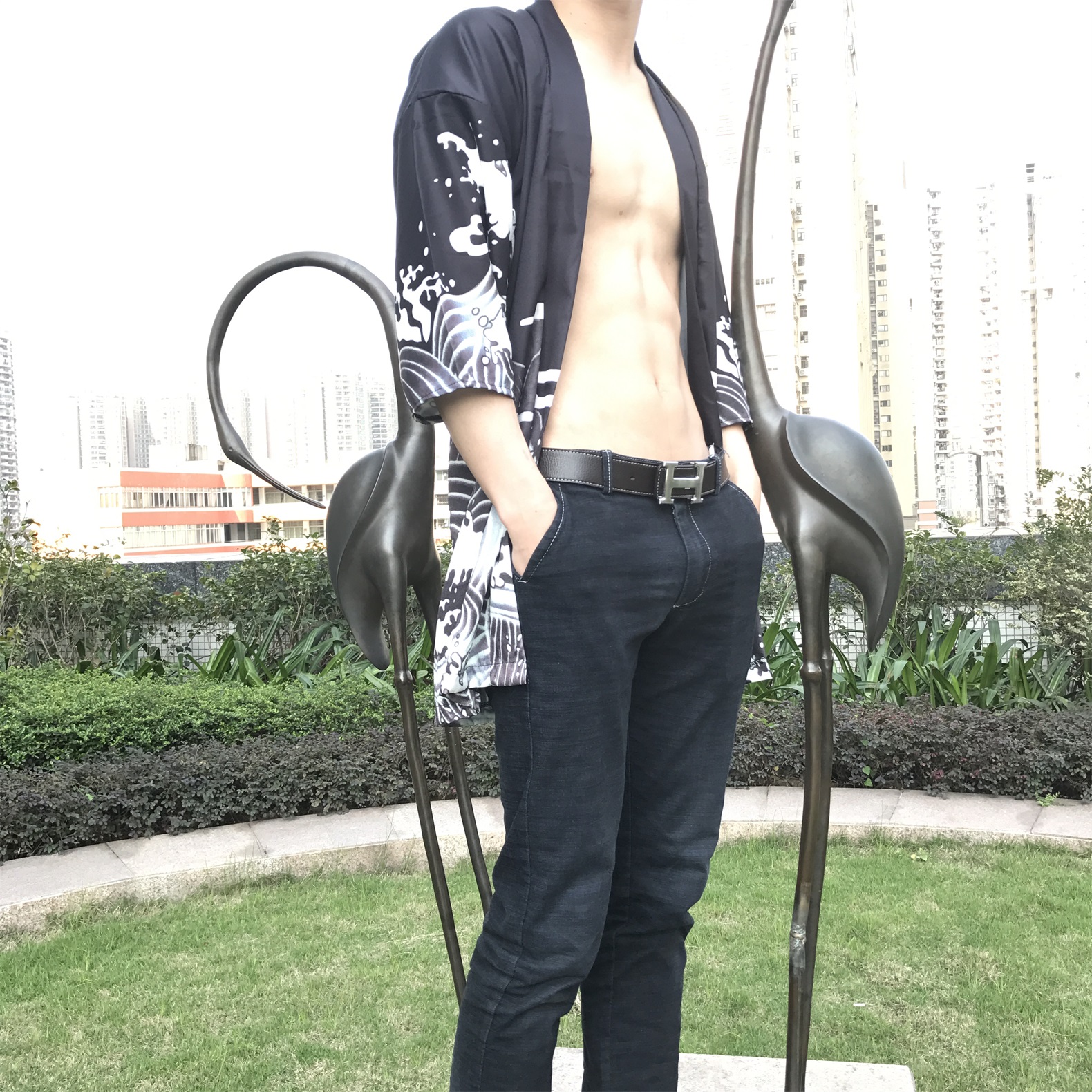 和风日系男装200斤特大码和服宽松加肥加大开衫羽织外套女防晒衣|msdalam kategori Butik wanita / wanita, jaket pendek - dari Buy2taobao.com untuk memberikan perkhidmatan ejen Taobao profesional membeli