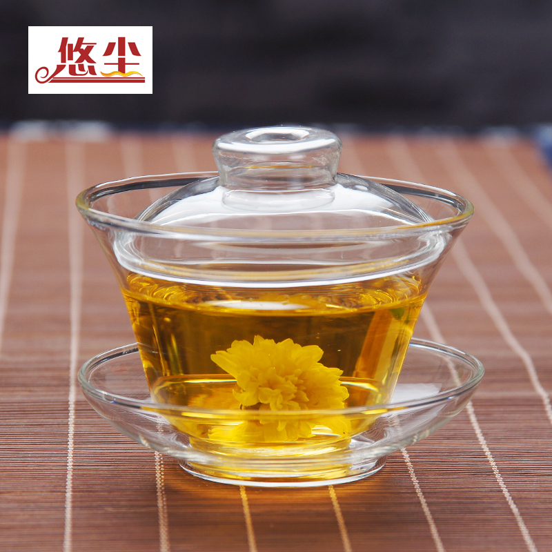 特价促销盖碗三才碗茶杯耐热玻璃茶具功夫茶具茶碗敬茶杯茶道在类目 餐饮具, 茶具, 盖碗中 - 来自Buy2taobao.com提供专业的淘宝代购服务
