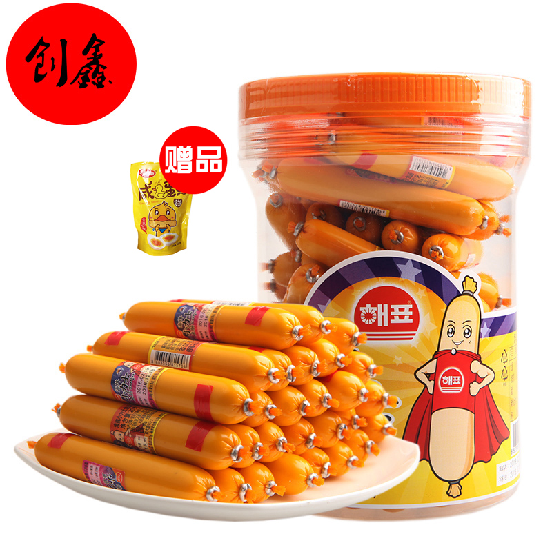 韩国进口海牌小力士鱼肠1000g 原味桶装休闲零食鳕鱼肠在类目 零食/坚果/特产, 鱿鱼丝/鱼干/海味即食, 即食鱼零食中 - 来自Buy2taobao.com提供专业的淘宝代购服务