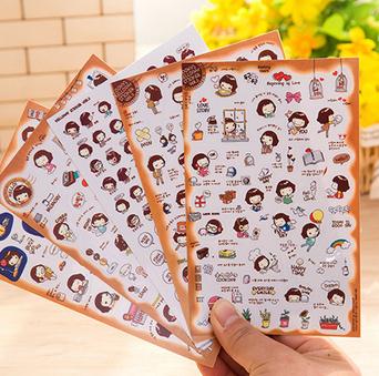 拍下包邮可爱韩国女孩 贴纸/日记贴/手机贴 创意卡通小礼品0.005|ruв категории Цифровые аксессуары, аксессуары для мобильных телефонов, аксессуары для мобильных телефонов, телефон наклейки - от Buy2taobao.com для оказания профессиональной услуги покупки агента Taobao
