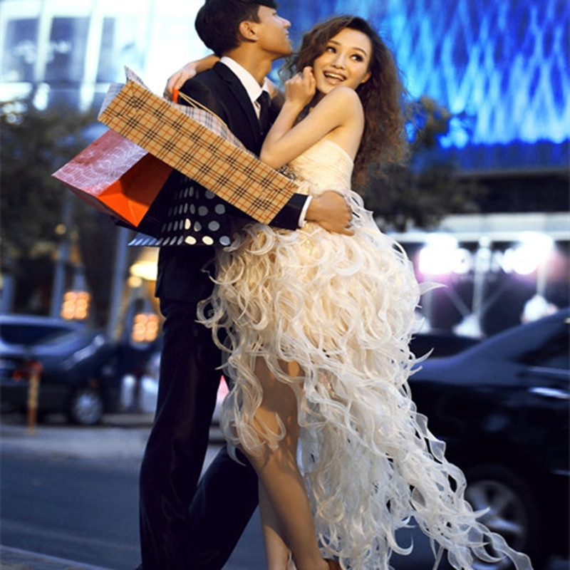 2018 new pattern Bra tutu Aesthetic lovely Like a breath of fresh air Bridesmaid Wedding dress Portrait photography clothingin the Women's clothing/Boutique , Wedding/Cheongsam/Formal dress , Wedding category - from Buy2taobao.com to provide professional Taobao agent buy service