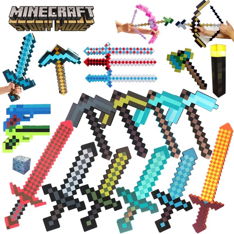My world Trident Toys Assemble The sword Weapon Toys workbenchin the Play mode/Anime/Periphery/cos/Board games , Physical perimeter game category - from Buy2taobao.com to provide professional Taobao agent buy service