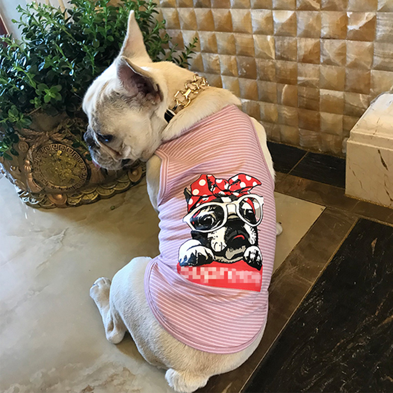 法斗狗狗衣服泰迪棉薄款潮牌背心透气搞笑小型犬萌系宠物猫咪夏装|ruв категории животное/Животное питание и принадлежностей, одежды и аксессуаров для домашних животных, домашний костюм/плащ - от Buy2taobao.com для оказания профессиональной услуги покупки агента Taobao