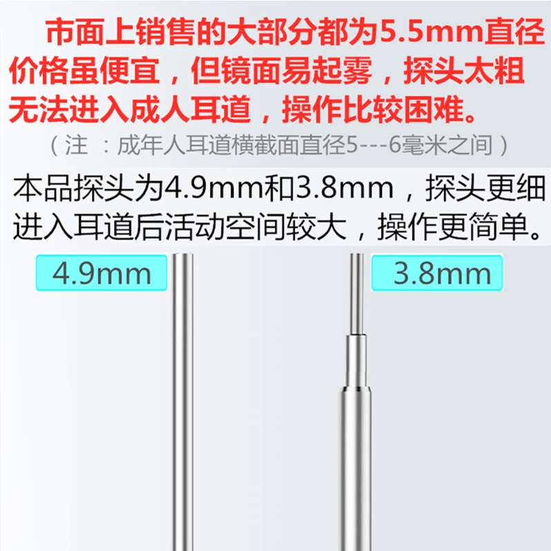 儿童可视耳勺掏耳神器发光挖耳勺耳屎清洁带灯耳勺挖耳朵清洁耳器在类目 家庭/个人清洁工具, 个人洗护清洁用具, 耳勺中 - 来自Buy2taobao.com提供专业的淘宝代购服务