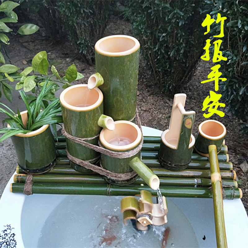 竹子流水 竹筒流水魚缸石槽魚池裝飾擺件 竹子過濾器假山流水包郵在類目 商業/辦公傢俱, 城市傢俱, 美化豐富空間設施, 噴泉中 - 來自Buy2taobao.com提供專業的淘寶代購服務