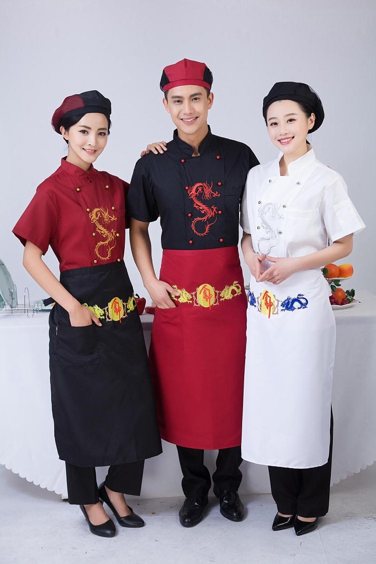 厨房西餐厅酒店厨师衣服装夏装男女透气后厨厨师服短袖工作制服|msdalam kategori Pakaian Lelaki, menetapkan, seragam Tooling - dari Buy2taobao.com untuk memberikan perkhidmatan ejen Taobao profesional membeli