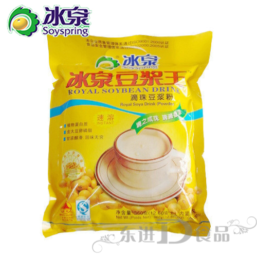 广西梧州特产 冰泉牌豆浆王/滴珠豆浆粉360g12小包 经典口味在类目 咖啡/麦片/冲饮, 藕粉/麦片/冲饮品, 豆浆中 - 来自Buy2taobao.com提供专业的淘宝代购服务