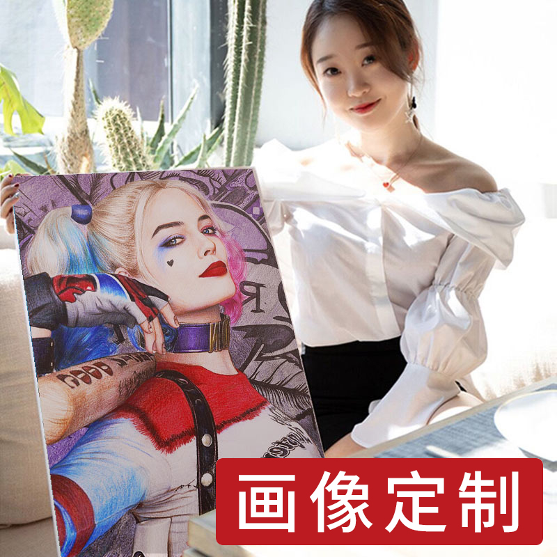 素描画像定制手绘头像设计代画照片转彩铅画人物真人自画肖像创意|ruв категории персональные настройки/разработка услуг/DIY, ежедневно/украшения на заказ, ручной росписью реалити - манга/живопись категории настройки - от Buy2taobao.com для оказания профессиональной услуги покупки агента Taobao