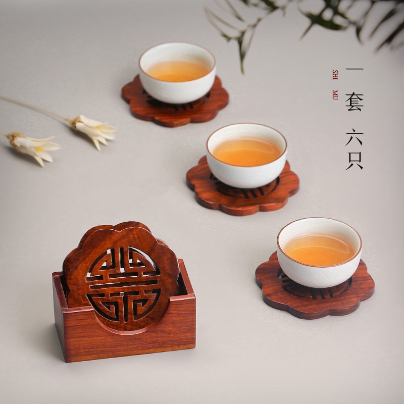 红木雕刻茶托茶杯杯垫 木质紫砂壶垫碗垫 实木茶道家居在类目 餐饮具, 杯子/水杯/水壶, 杯垫中 - 来自Buy2taobao.com提供专业的淘宝代购服务