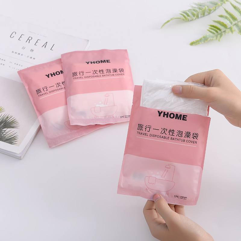 5个装/旅行酒店浴缸套一次性泡澡袋子沐桶洗澡家用塑料膜加厚大号|msdalam kategori keluarga/Alat Pembersihan peribadi, perkakas kebersihan/aksesori bilik mandi, aksesori bilik mandi - dari Buy2taobao.com untuk memberikan perkhidmatan ejen Taobao profesional membeli