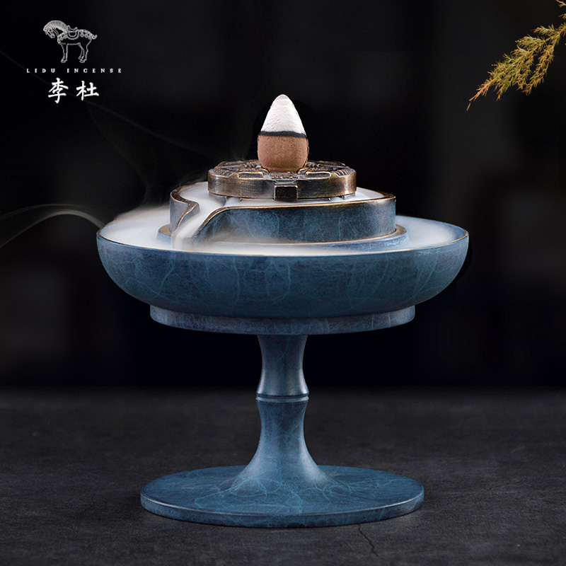 Li Bai new pattern Pure copper Backflow Incense burner household indoor Sandalwood furnace Backflow To fake something antique Buddhist mood Decorationin the Home accessories , Vaporizer category - from Buy2taobao.com to provide professional Taobao agent buy service