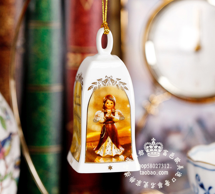 Packed Germany Goebel KBA 2009 Annual prayer bell Guardian Angel ceramics Pendants Send hangerin the Home accessories , Creative Jewelry , Air Charm category - from Buy2taobao.com to provide professional Taobao agent buy service