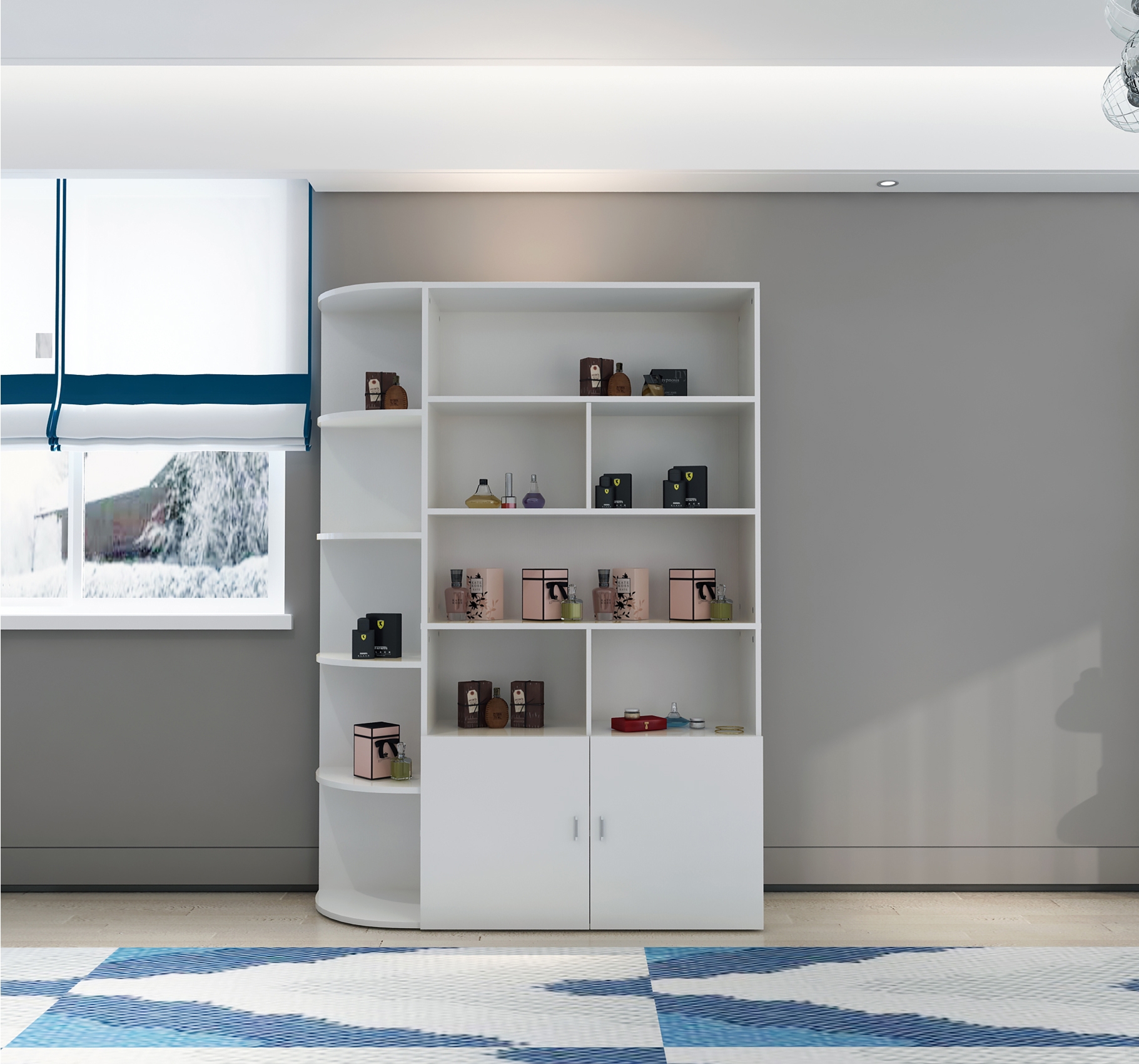 Cosmetics display cabinets Beauty Barber Shop Showcase Manicure shop goods shelves Can be customized woodiness Corner cabinetin the Business/Office Furniture , Shelf/Showcase , Cosmetics Showcase category - from Buy2taobao.com to provide professional Taobao agent buy service