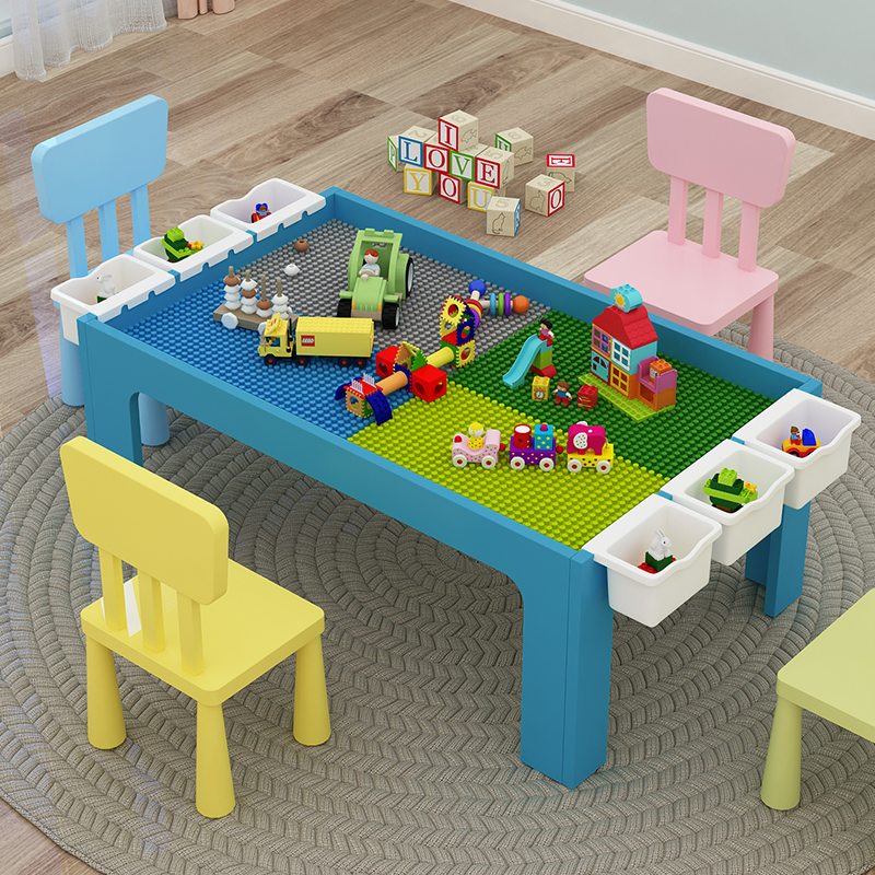 Building blocks Table multi-function Game table Puzzle baby Toys compatible legao Small particles Assemble Toysin the Diapers/Care/Feeding/Push lathe , Children's Room/Tables and chairs/Furniture , Sets of tables and chairs category - from Buy2taobao.com to provide professional Taobao agent buy service