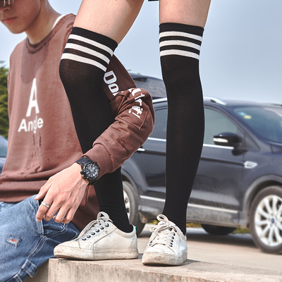 长筒袜女过膝日系韩国学院风腿袜长袜子高筒足球潮秋冬季韩版中筒