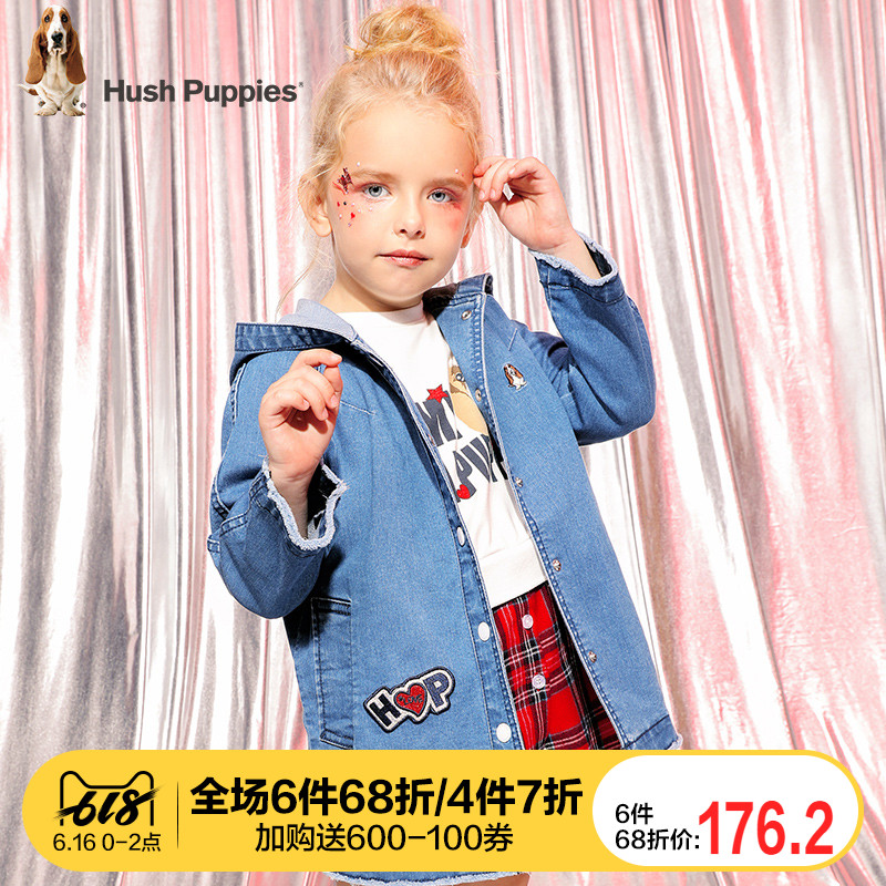 暇步士童装女童风衣薄款2019年新款春装儿童连帽中大童牛仔外套|ruв категории Детская одежда, пальто/пиджак/пальто, ветровка - от Buy2taobao.com для оказания профессиональной услуги покупки агента Taobao