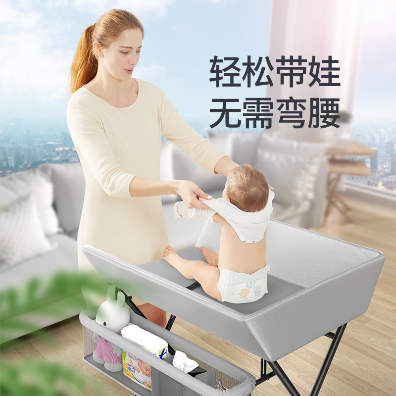 尿布台嬰兒護理台新生兒換衣台洗澡撫觸台移動可折疊寶寶換尿不濕在類目 尿片/洗護/餵哺/推車牀, 童牀/嬰兒牀/搖籃/餐椅, 嬰兒牀/兒童牀中 - 來自Buy2taobao.com提供專業的淘寶代購服務