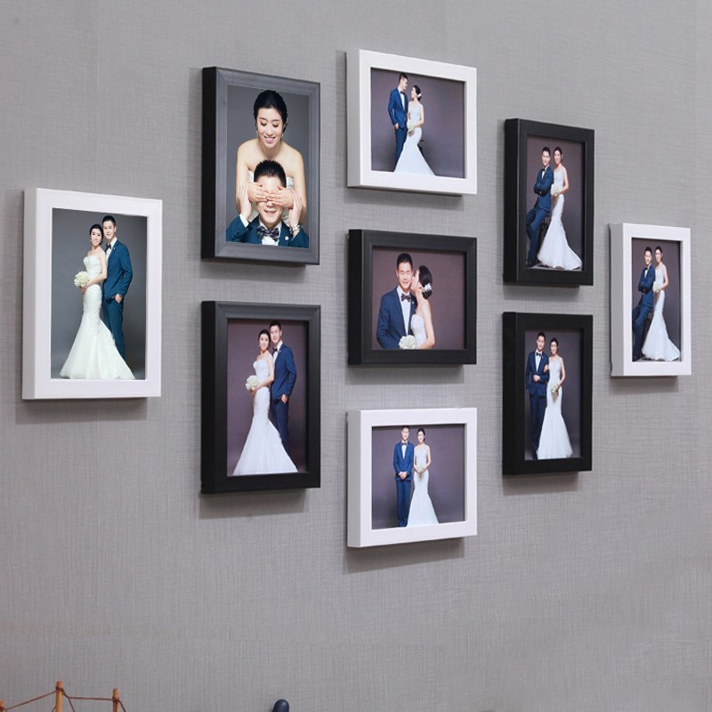 Wall hanging Photo Frame Wall hanging combination suit Free punch Simplicity background Wall Frame Photo squared paper for practicing calligraphy Background wallin the Home accessories , Frame/Frames category - from Buy2taobao.com to provide professional Taobao agent buy service