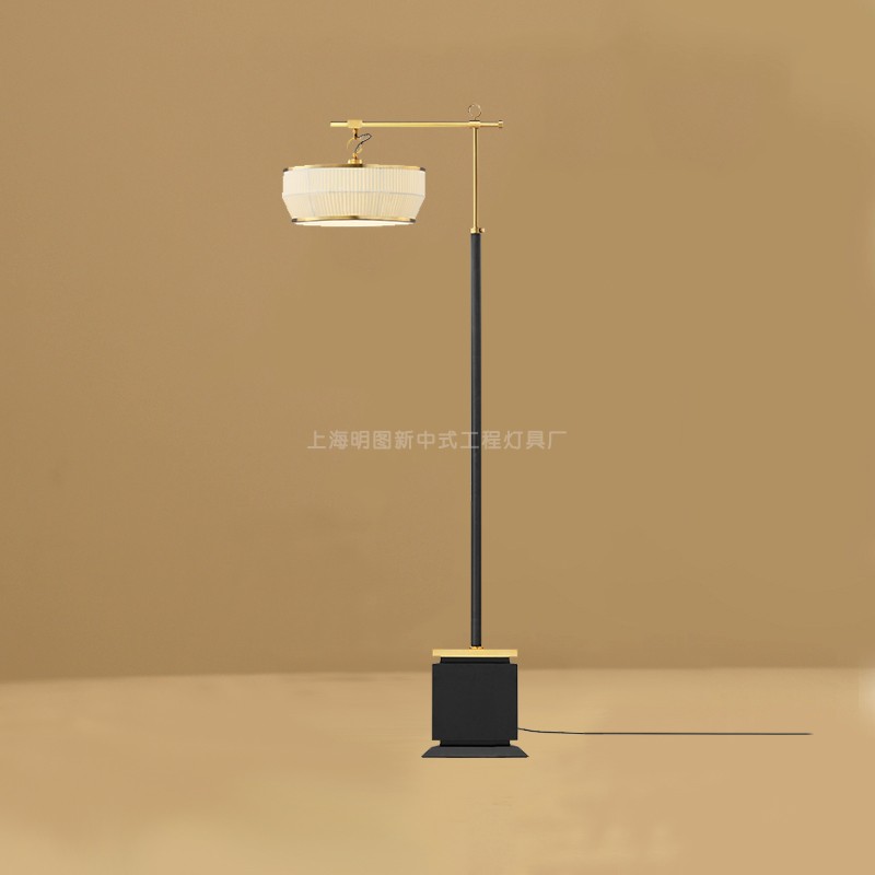 简约个性现代中式不锈钢铁艺布艺艺术客厅落地灯个性书房卧室灯具|msdalam kategori keluarga memasang ibu, Lampu & Lighting Fixtures, lampu lantai - dari Buy2taobao.com untuk memberikan perkhidmatan ejen Taobao profesional membeli